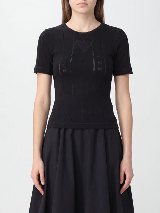 26FW 가니 반팔 티셔츠 A1050260 099 Black