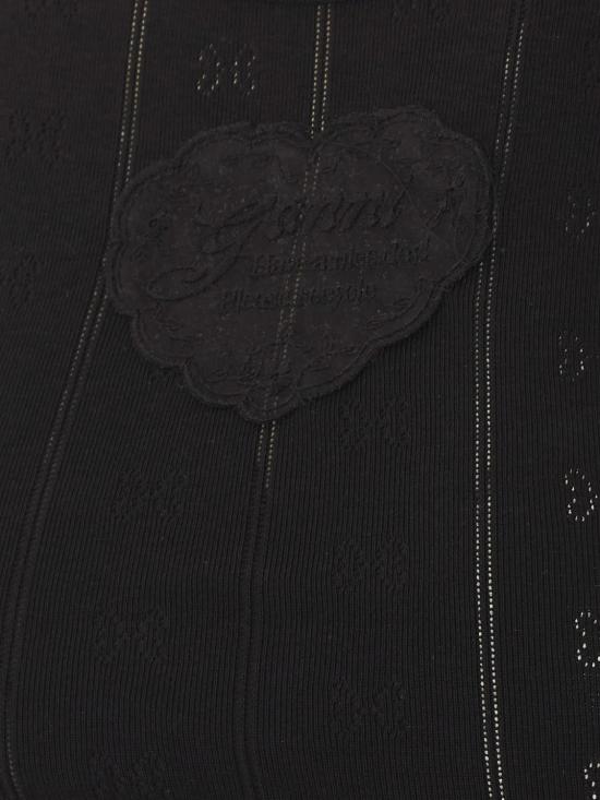 26FW 가니 반팔 티셔츠 A1050260 099 Black - GANNI