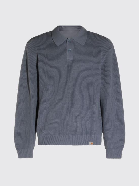 26FW 칼하트 WIP 폴로 티셔츠 I036858 3RHXX Blue - CARHARTT WIP