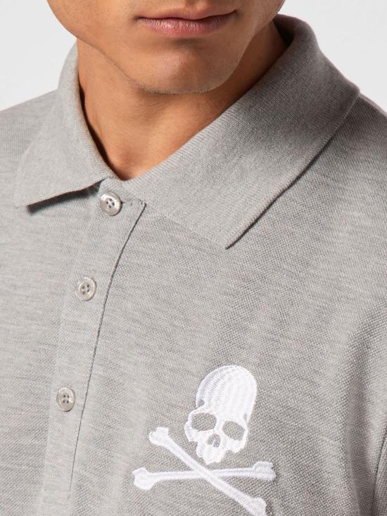 26SS 필립 플레인 폴로 티셔츠 UADCMTK7983PTE003N 10 Grey - PHILIPP PLEIN