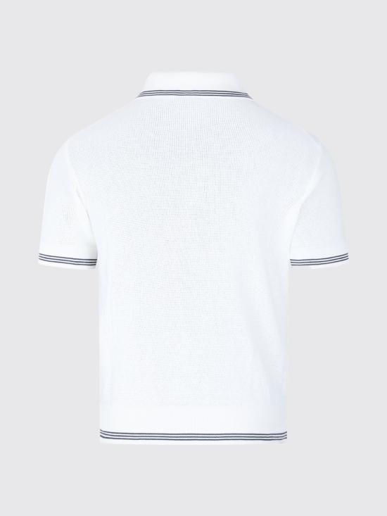 26SS 자크뮈스 폴로 티셔츠 26EPOM00618AK00318 100 White - JACQUEMUS