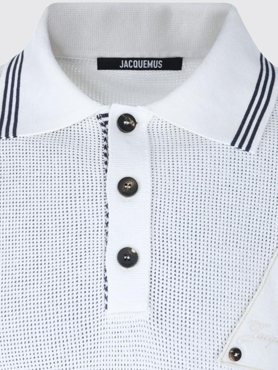 26SS 자크뮈스 폴로 티셔츠 26EPOM00618AK00318 100 White - JACQUEMUS