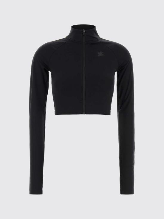 26SS 버버리 체크 커시브 로고 코튼 티셔츠 8119086 Black - BURBERRY