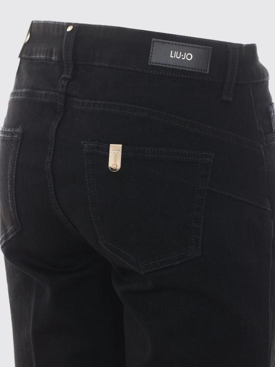 26FW 리우조 스트레이트 팬츠 UF6025D0328 87528 Black - LIU JO