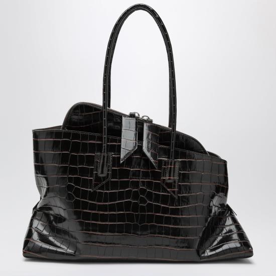 26FW 디 아티코 라 파세지아타 미디엄 탑 핸들 백 250WAH00054LBT021PR Brown