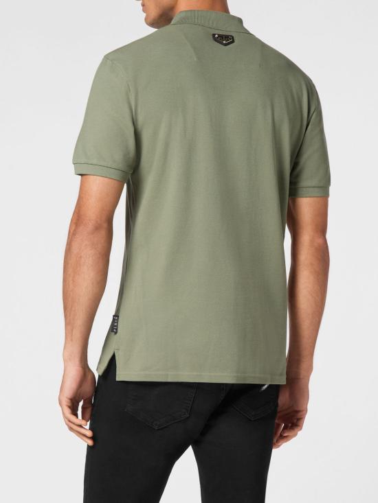 26SS 필립 플레인 폴로 티셔츠 UADCMTK7983PTE003N 65 Green - PHILIPP PLEIN