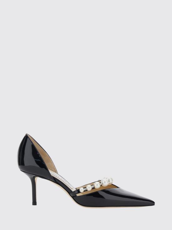 26FW 지미추 힐/펌프스 AURELIE65XKM BLACK WHITE