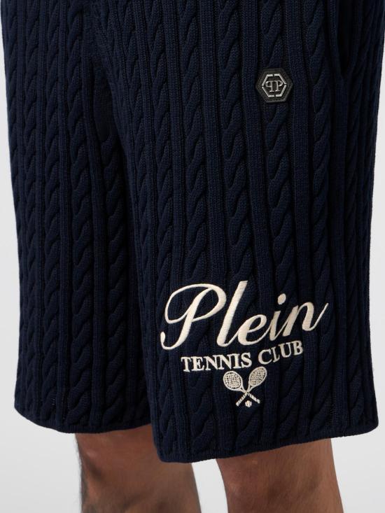26SS 필립 플레인 숏팬츠 PAFCMKT0083PTE004N 24 Navy - PHILIPP PLEIN