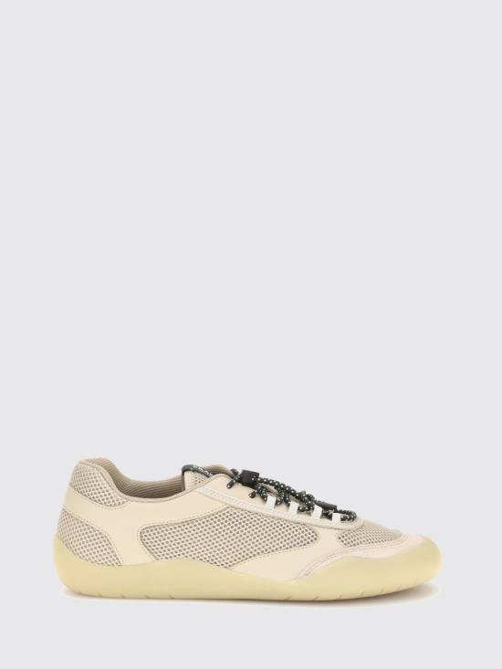 26FW 프라다 스피드락 레더 앤 메쉬 패브릭 스니커즈 2EE468FG0003ZM0 F0F24 Sand