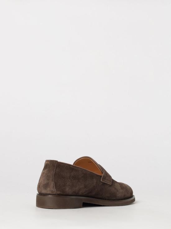 26SS 브루넬로 쿠치넬리 스웨이드 페니 로퍼 MZUPEAE705 C7284 Dark - BRUNELLO CUCINELLI