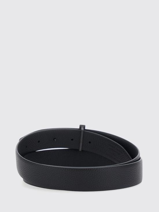 26FW 톰포드 레더 팔라듐 T버클 벨트 TB224LCL236L NAA Black - TOMFORD