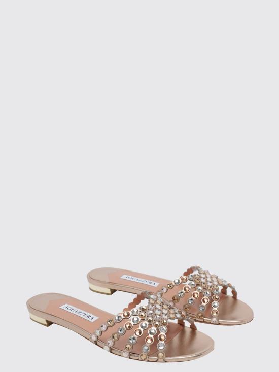 26SS 아쿠아주라 샌들 TQLFLAS3NPL LCO Gold - AQUAZZURA