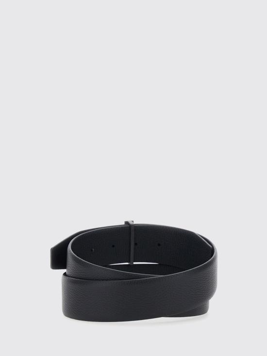 26FW 톰포드 그레인 레더 T 아이콘 벨트 TB178LCL236L NAA Black - TOMFORD