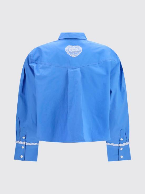 26FW 가니 셔츠 A1140008 591 Marine - GANNI