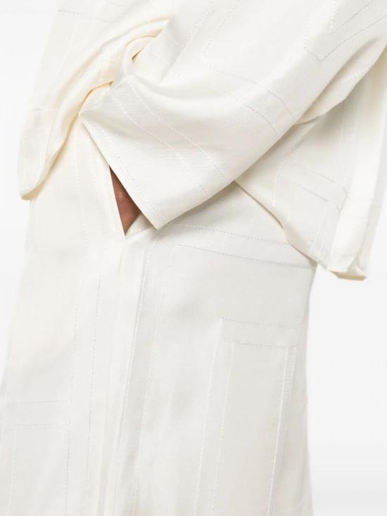 26FW 토템 스트레이트 팬츠 263WRB0494FB0704 055 White - TOTEME