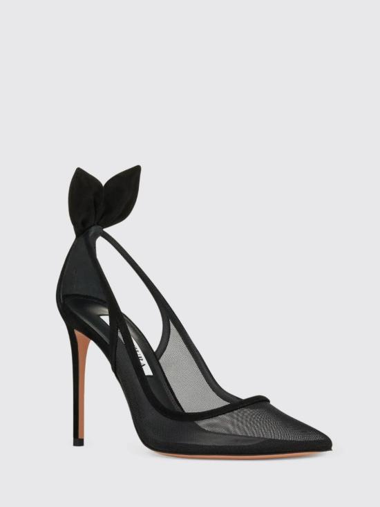26FW 아쿠아주라 힐/펌프스 DENHIGP1FMD 000 Black - AQUAZZURA