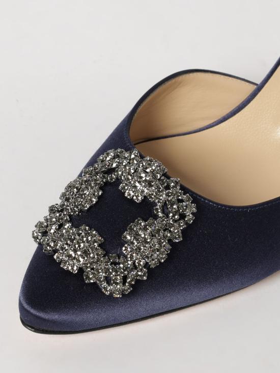 26SS 마놀로 블라닉 힐/펌프스 32016860015 4116 Navy - MANOLO BLAHNIK