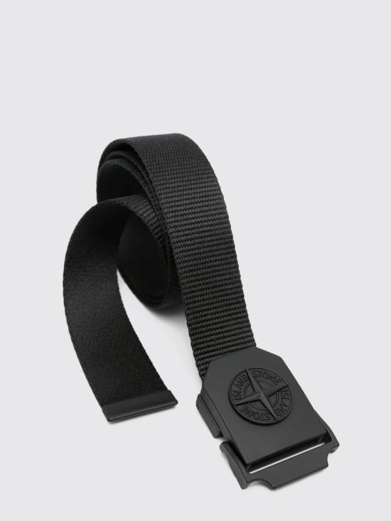 26FW 스톤 아일랜드 벨트 9300003S0071 V0029 Black - STONE ISLAND