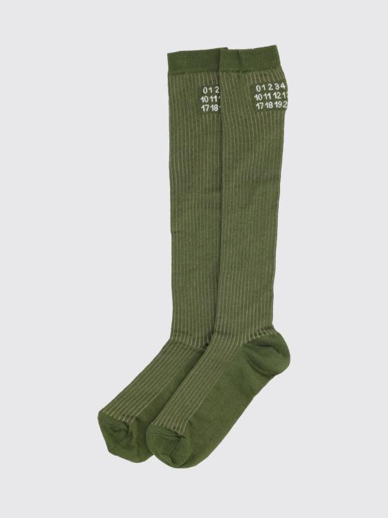 26SS MM6 메종마르지엘라 양말 S62TL0049M13278 693 Green - MM6 MAISON MARGIELA