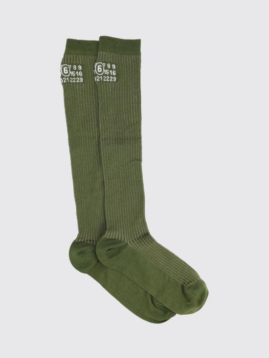 26SS MM6 메종마르지엘라 양말 S62TL0049M13278 693 Green