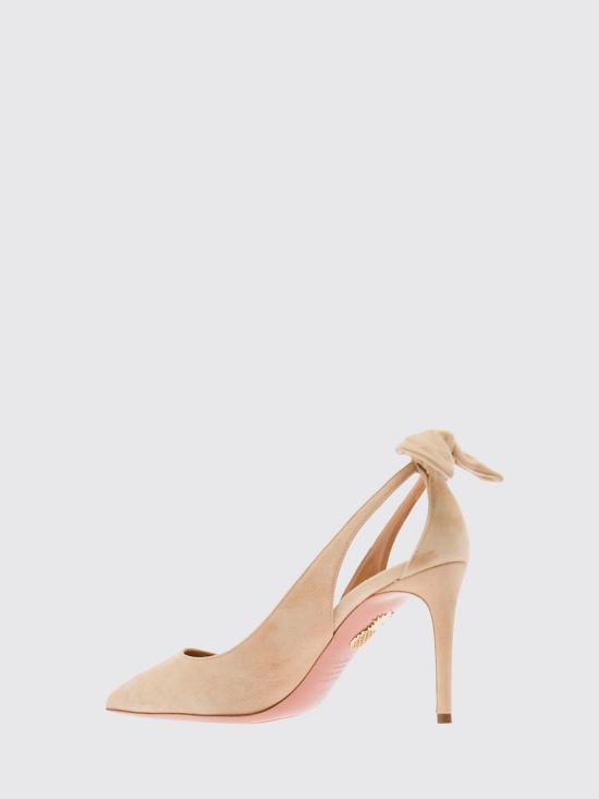 26FW 아쿠아주라 힐/펌프스 DENMIDP0SUE ECA Beige - AQUAZZURA