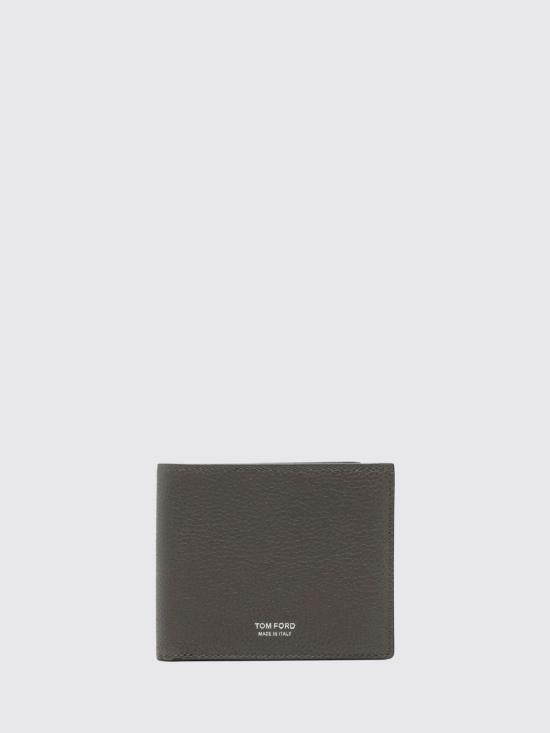 26FW 톰포드 그레인 가죽 클래식 바이폴드 지갑 Y0228LCL158S TBG Grey