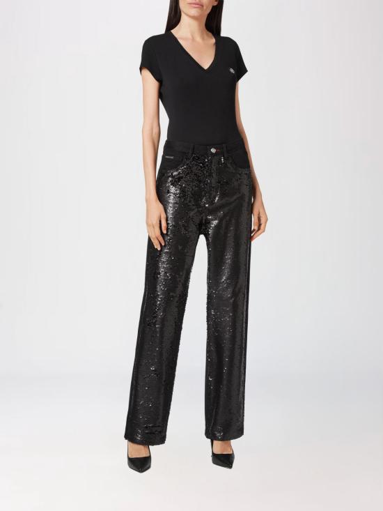 25FW 필립 플레인 데님 팬츠 AAACWDT1787PDE004N 02LC Black - PHILIPP PLEIN