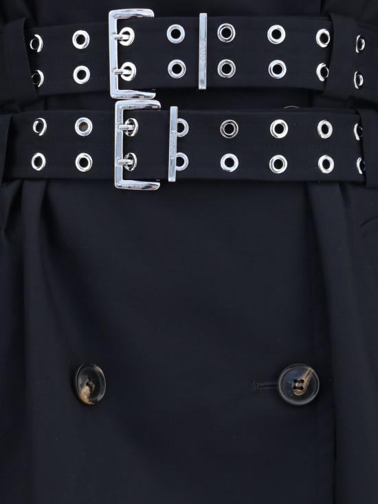 26FW 가니 트렌치 코트 A1010222 099 Black - GANNI