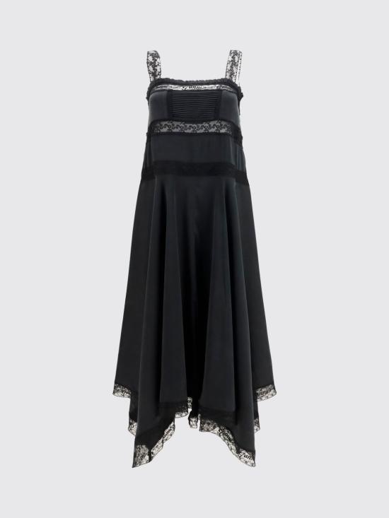 26FW 가니 롱 원피스 A1030668 099 Black - GANNI