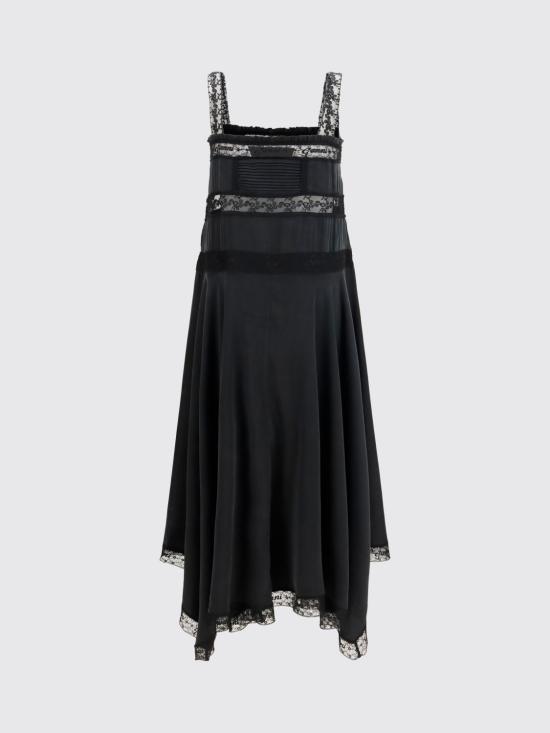 26FW 가니 롱 원피스 A1030668 099 Black - GANNI