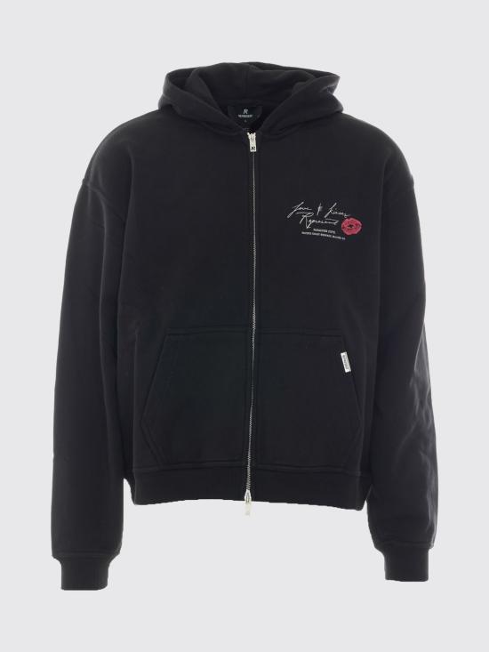 26FW 리프레젠트 후드 티셔츠 MLM101150 01 Black - REPRESENT