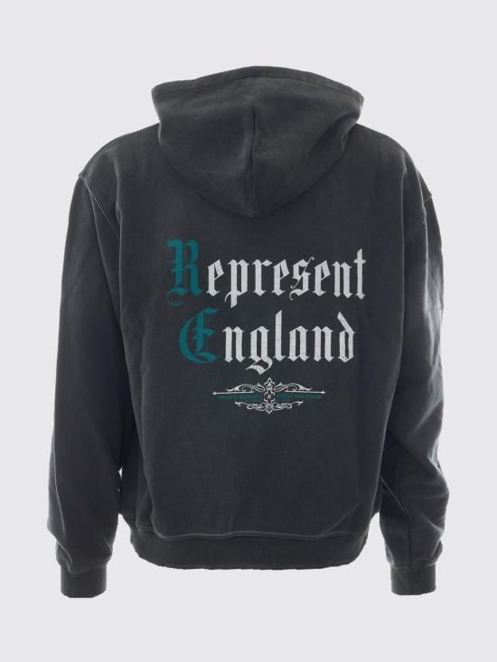 26FW 리프레젠트 후드 티셔츠 MLM3537 04 Black - REPRESENT