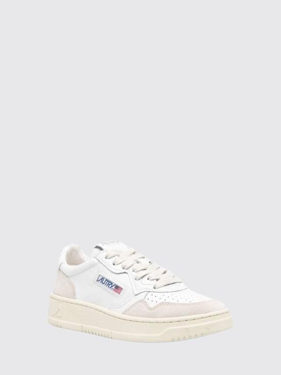 26FW 오트리 메달리스트 로우 레더 스니커즈 AULW LS33 Natural - AUTRY