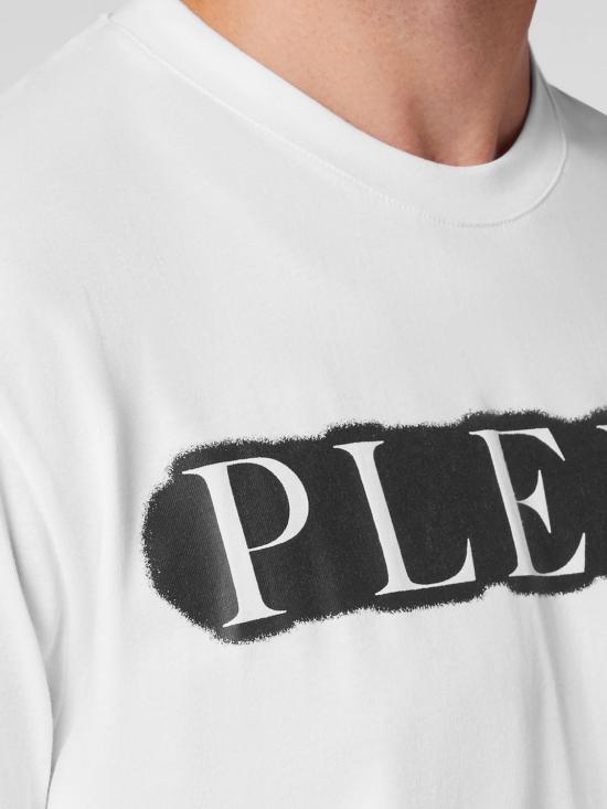 26SS 필립 플레인 반팔 티셔츠 LABCMTK5199PJY002N 01 White - PHILIPP PLEIN