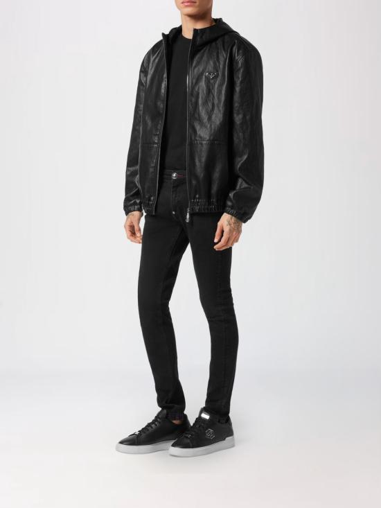 26SS 필립 플레인 가죽 자켓 UAECMRB2975PXV074N 02 Black - PHILIPP PLEIN