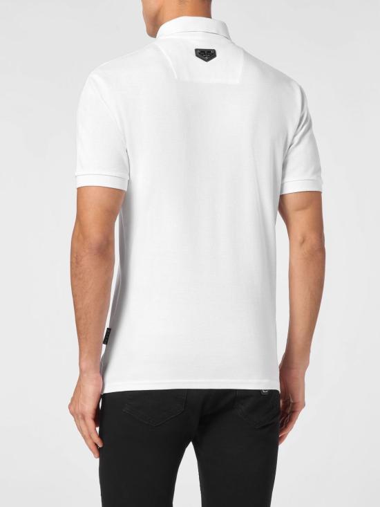 26SS 필립 플레인 폴로 티셔츠 UADCMTK7983PTE003N 01 White - PHILIPP PLEIN