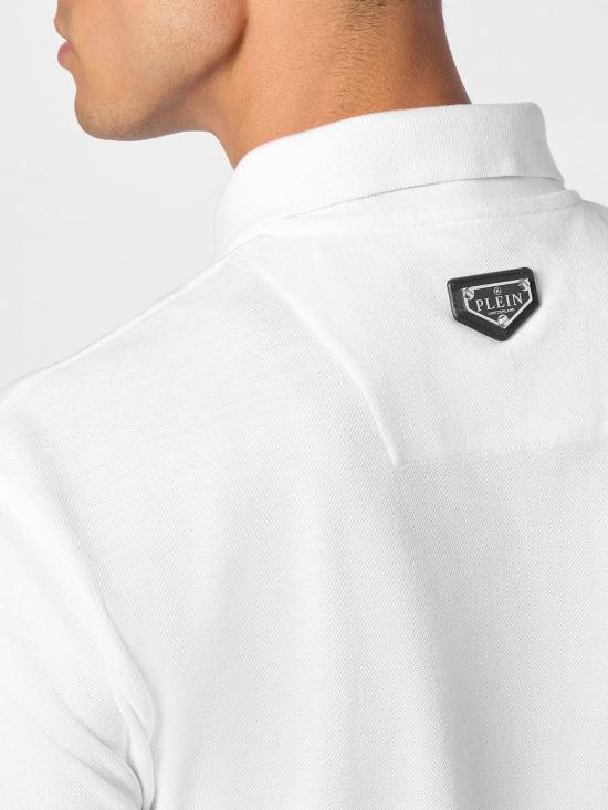 26SS 필립 플레인 폴로 티셔츠 UADCMTK7983PTE003N 01 White - PHILIPP PLEIN