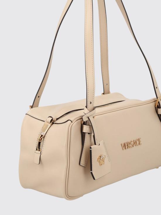 26SS 베르사체 VERSACE TAG 나파 라지 볼링백 10164281A13171 1YD7V Ivory - VERSACE