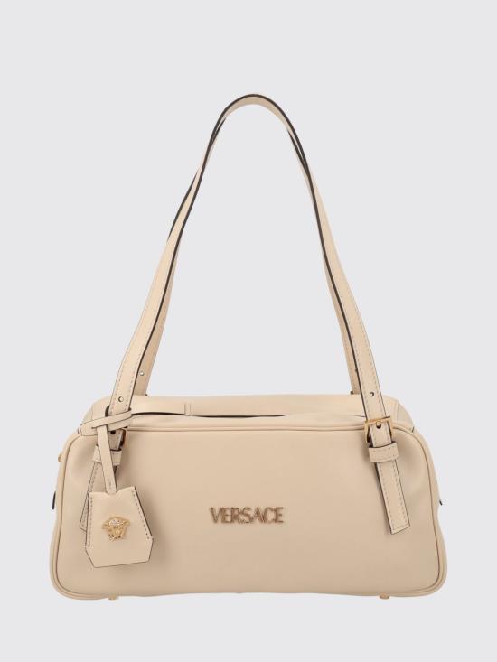 26SS 베르사체 VERSACE TAG 나파 라지 볼링백 10164281A13171 1YD7V Ivory