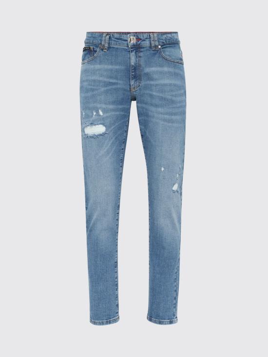 26SS 필립 플레인 데님 팬츠 UAECMDT4246PDE004N 07LB Blue - PHILIPP PLEIN