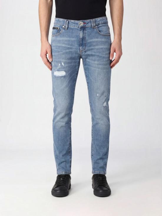 26SS 필립 플레인 데님 팬츠 UAECMDT4246PDE004N 07LB Blue