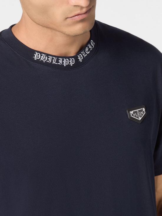 26SS 필립 플레인 반팔 티셔츠 UADCMTK7965PJY002N 14 Blue - PHILIPP PLEIN