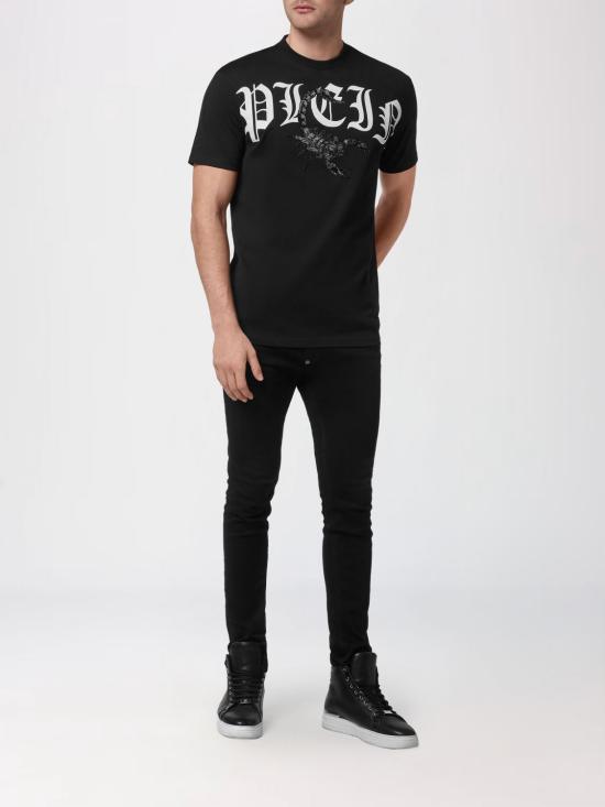 25FW 필립 플레인 반팔 티셔츠 FABCMTK5652PJY002N 02 Black