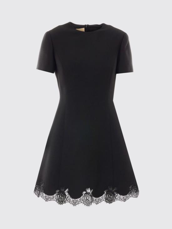 26FW 발렌티노 가라바니 미디 원피스 VAL071CF 0NO Black - VALENTINO GARAVANI