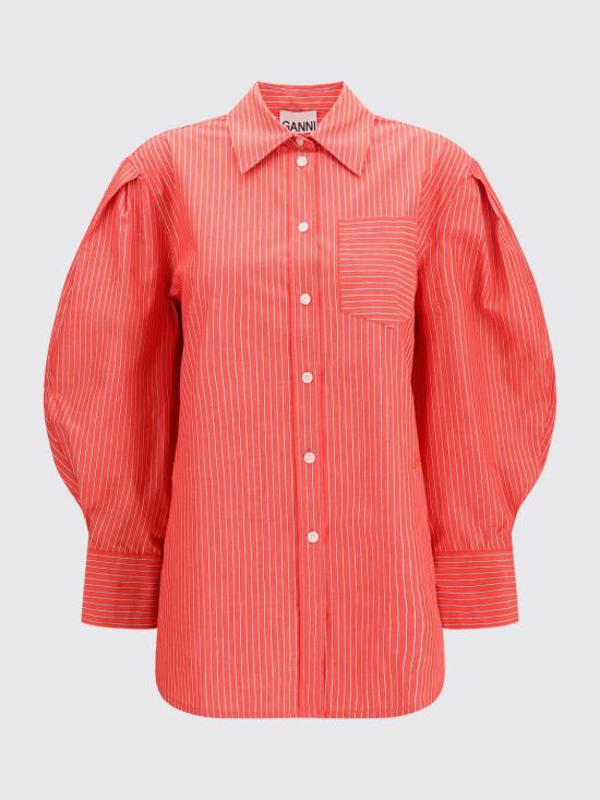 26FW 가니 셔츠 A1140006 472 Red - GANNI