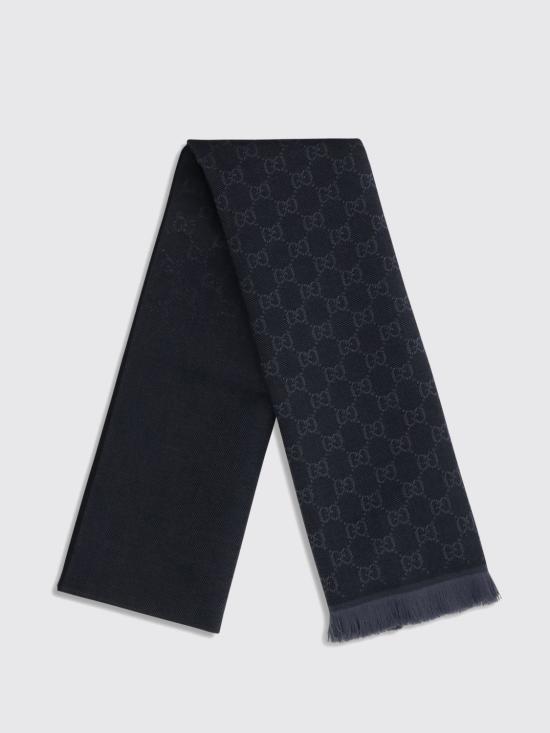26SS 구찌 GG 울 스카프 8485073G200 1063 Black