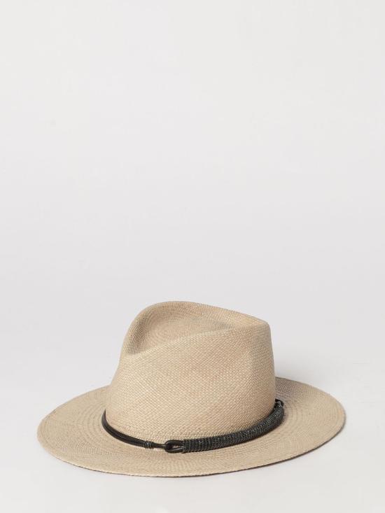 26SS 브루넬로 쿠치넬리 모자 MCAP90036 CIS77 Sand