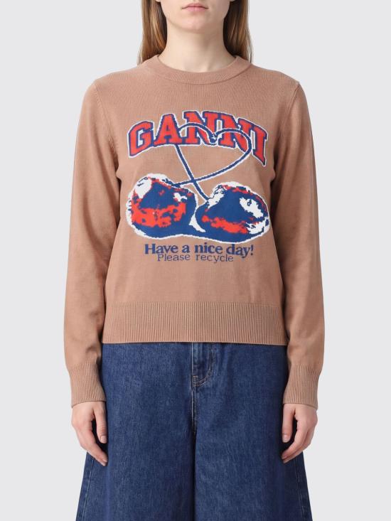 26FW 가니 스웨터 A1150014 118 Camel