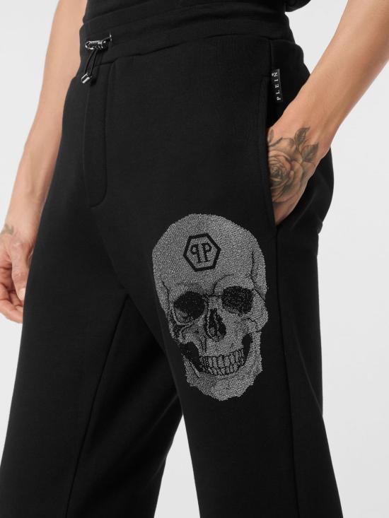 26SS 필립 플레인 팬츠 FAECMJT2674PJY002N 02 Black - PHILIPP PLEIN