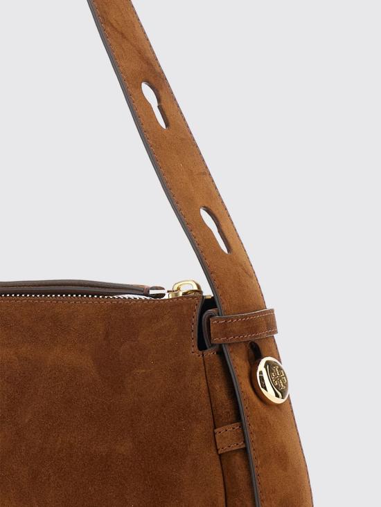 26FW 토리버치 로미 스웨이드 숄더백 177365 200 Camel - TORY BURCH